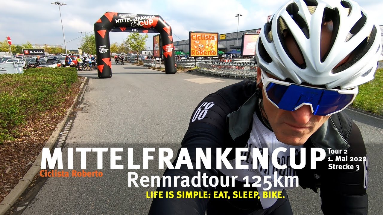 MITTELFRANKENCUP  Tour 2   1. Mai 2022  RC Herpersdorf 1919 e.V.  Rennradtour 125km, Strecke 3  | 4K