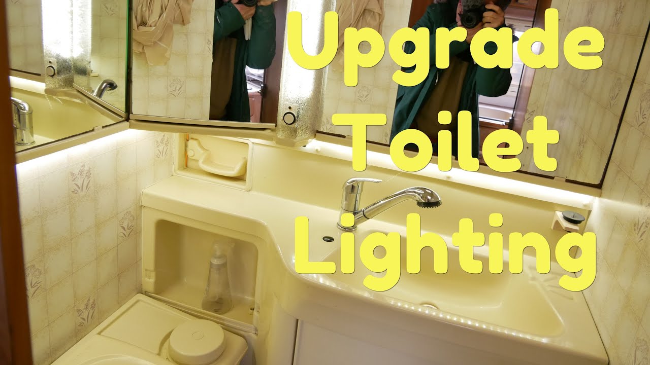 Upgrade Bathroom Lights in a 1990 Hymer B644