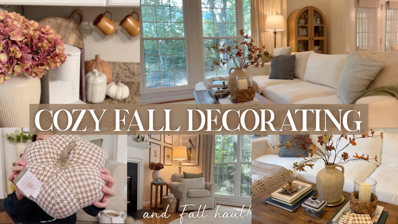 FALL DECORATE WITH ME 2025 | Cozy Fall Decorating Ideas & Timeless Fall Decor Haul