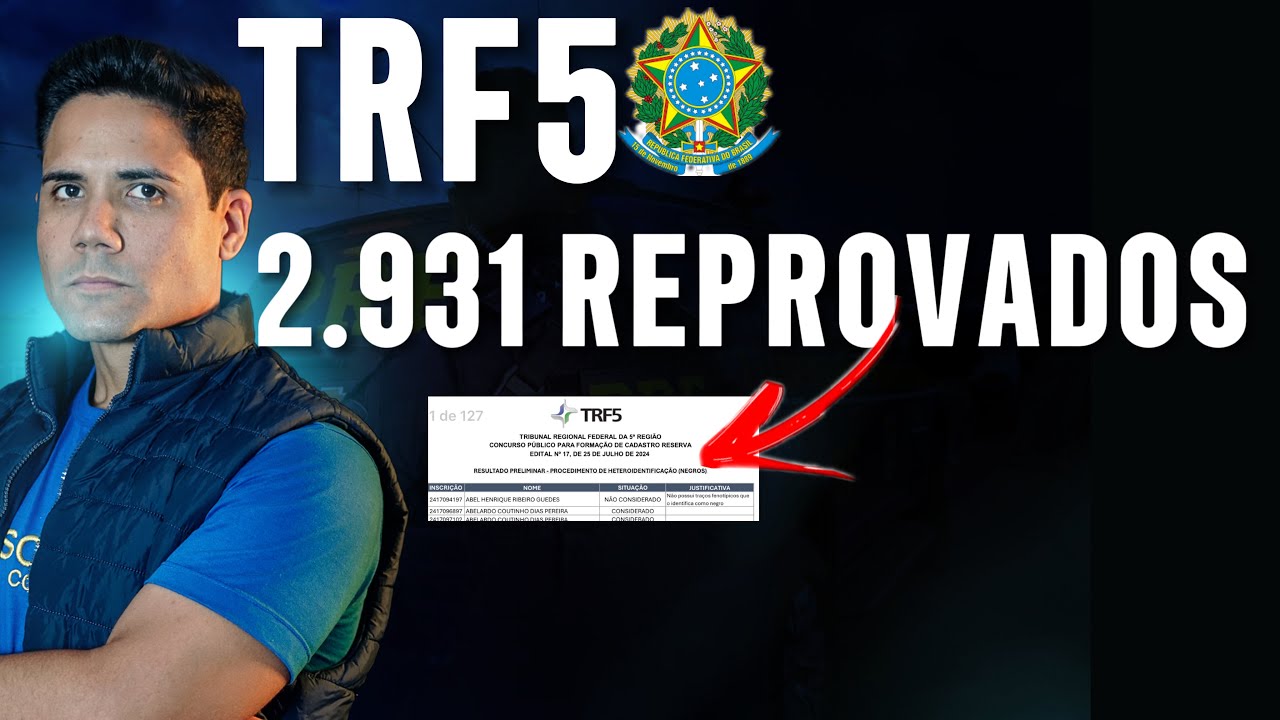 Concurso TRF5: qual motivo reprovou tantos candidatos na banca IBFC