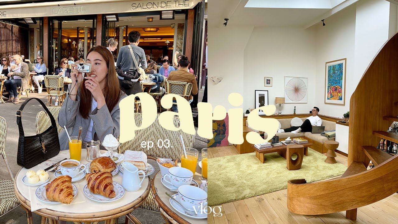 6 days in paris | cafe hopping, cutest airbnb, galerie dior, scootering, sunrise at eiffel tower