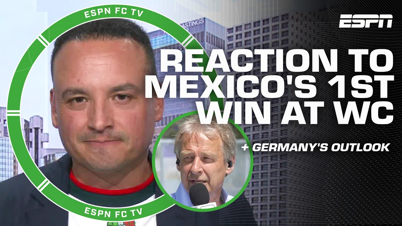 Mauricio Pedroza ECSTATIC after Mexico's opening win + Confidence in Germany at World Cup | ESPN FC