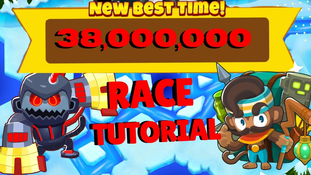 BTD6 Race TUTORIAL | EASY AND LOW SKILL FROZEN OVER GUIDE | 38 MILLION POPS