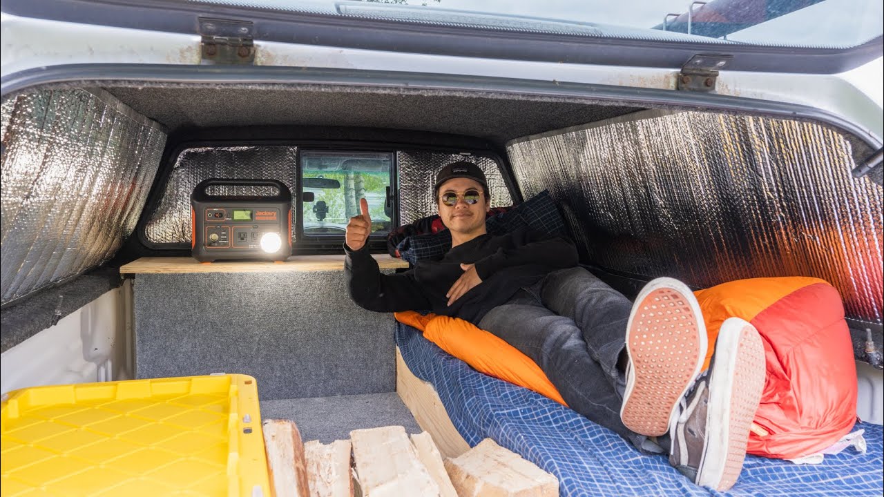 PROS and CONS of my Minimalist Truck Camping Setup