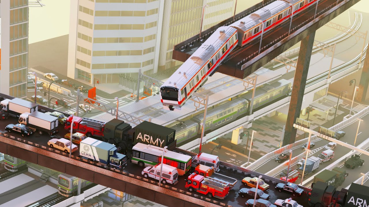 Trains vs Bridge with Traffic 😱 Teardown