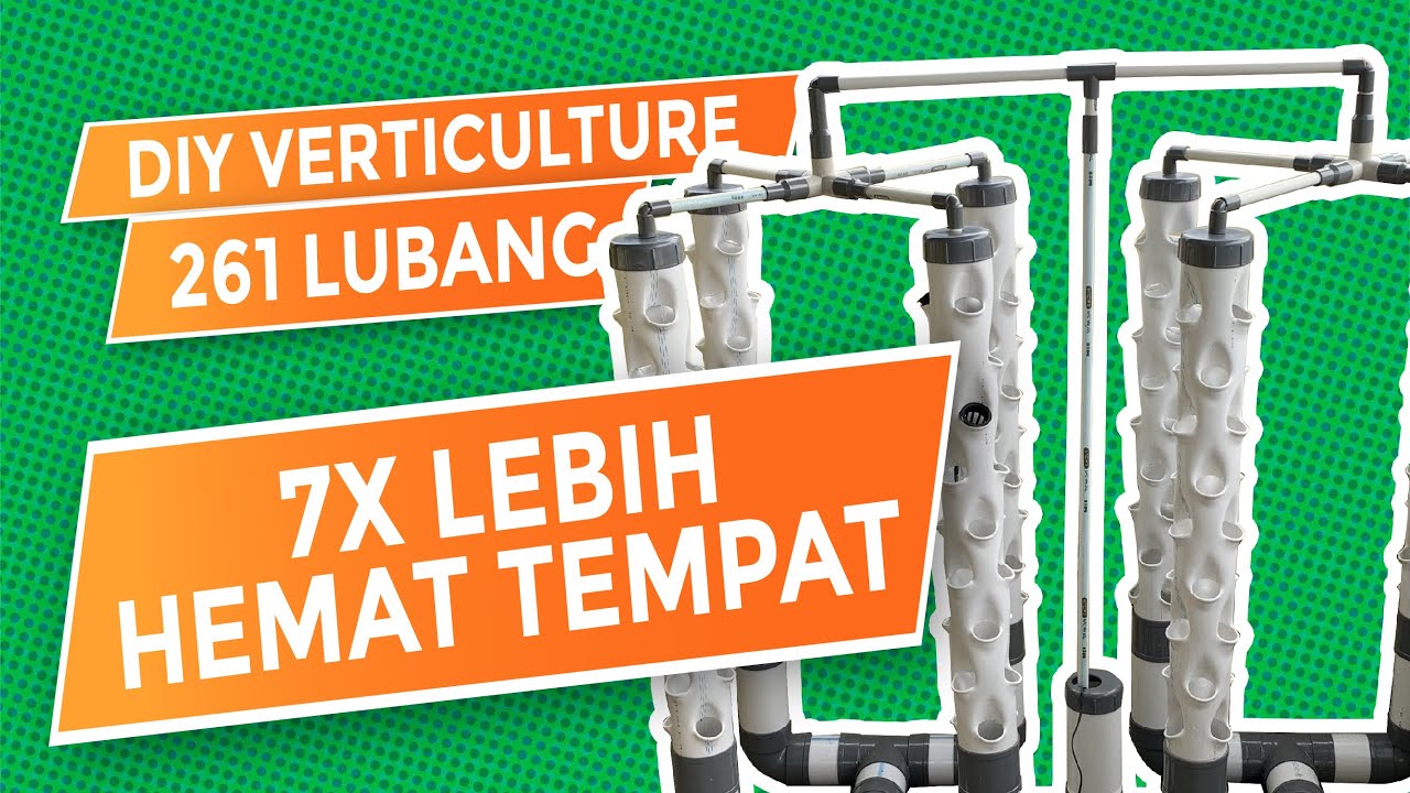 DIY : How to make Vertical Hydroponic System using 8 Towers (Part 2)