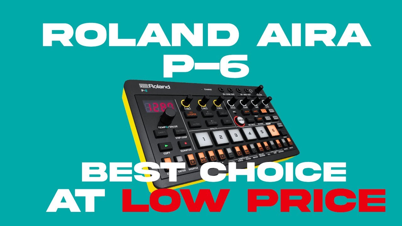 Roland Aira P-6 Sampler - Unboxing and first test