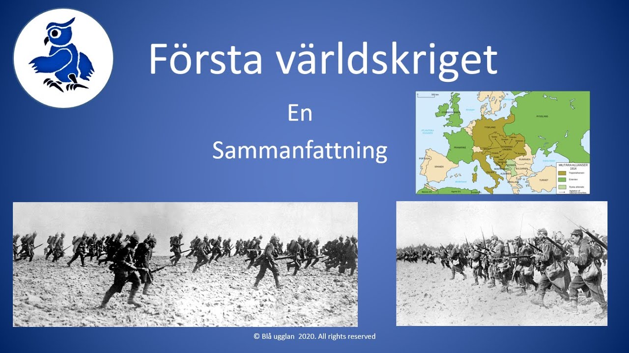 Första världskriget en kort sammanfattning
