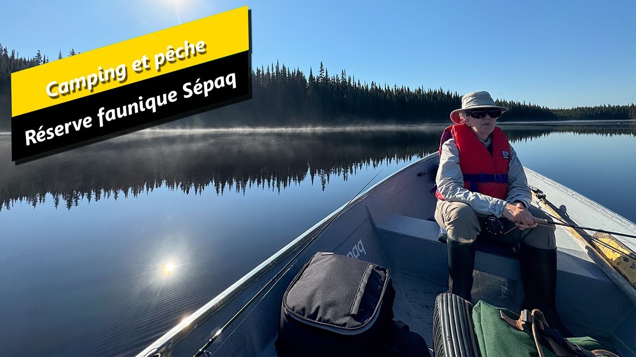 Camping et pêche dans une Réserve faunique de la Sépaq
