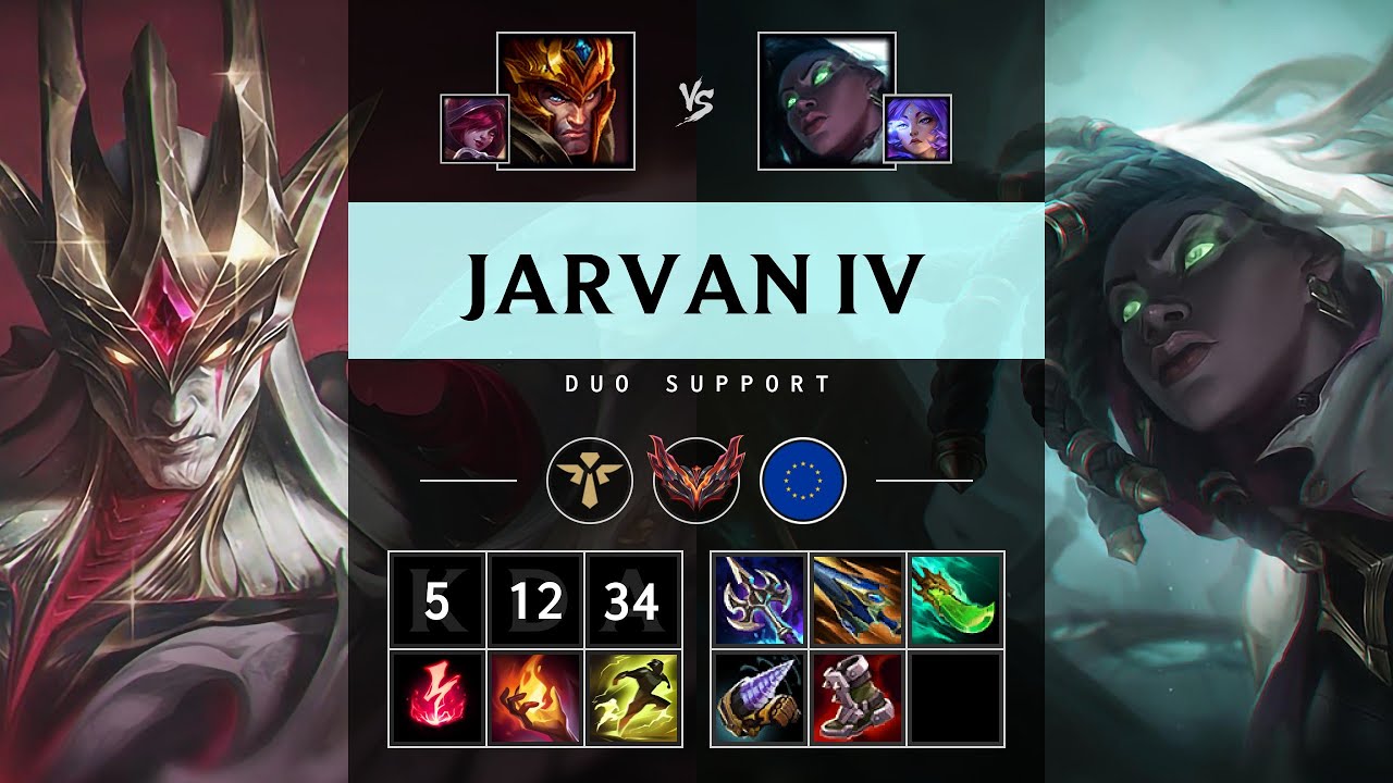 Jarvan IV Support vs Senna - EUW Grandmaster Patch 25.18