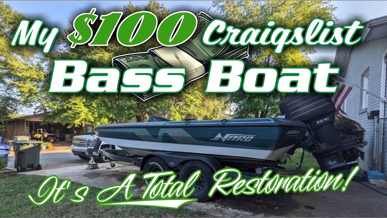 My $100 Craigslist Bass Boat Project | 1991 Tracker Nitro 200DC