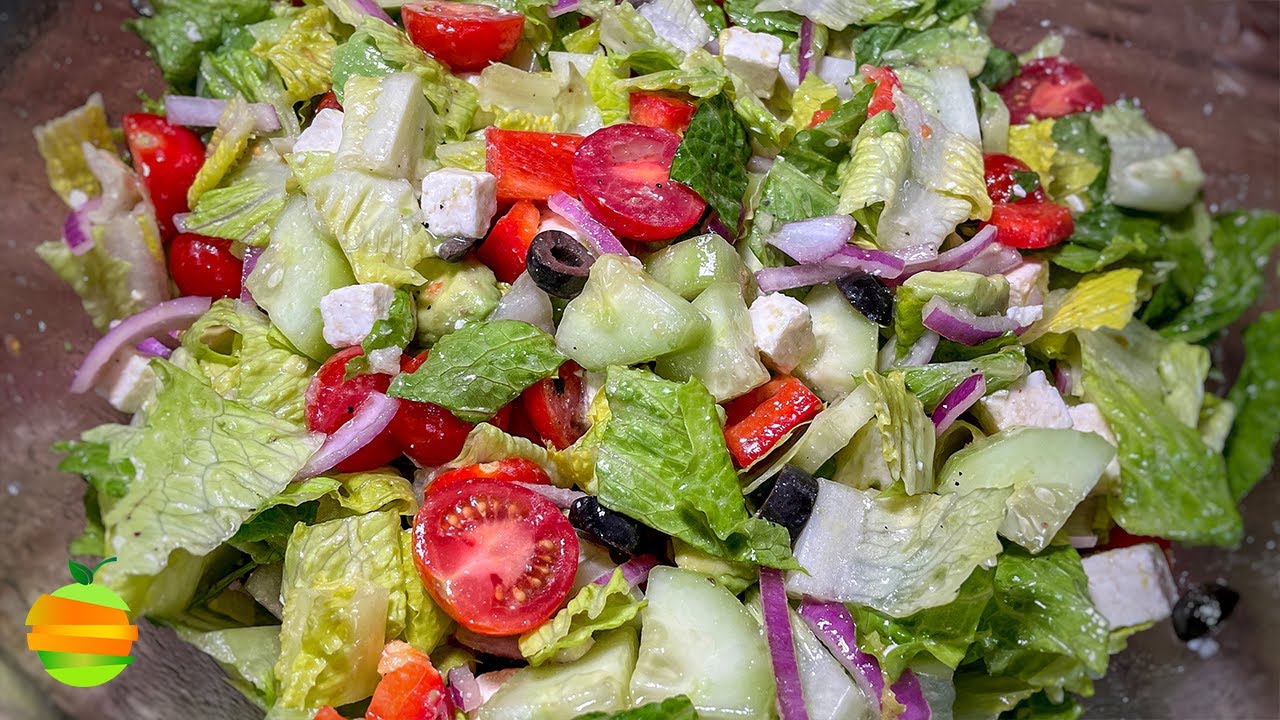 Cómo hacer ENSALADA GRIEGA Fresca y Saludable para tus Fiestas de Fin de Año