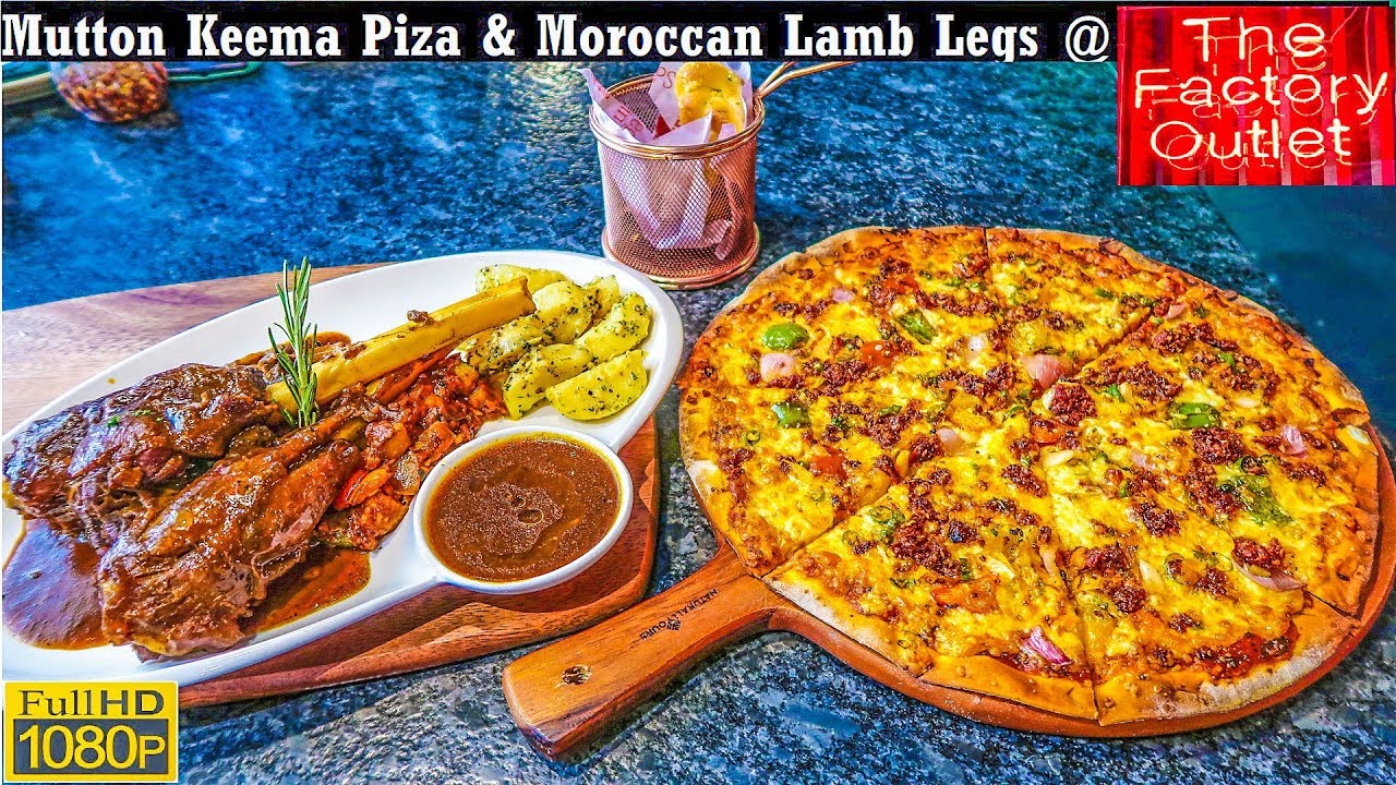 MUTTON KEEMA WOOD FIRE PIZZA & MOROCCAN LAMB SHANK at TFO Kolkata