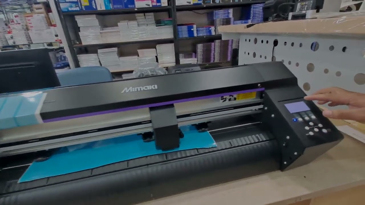 เครื่องตัดสติกเกอร์ mimaki 60ar การใช้งานเริ่มต้น