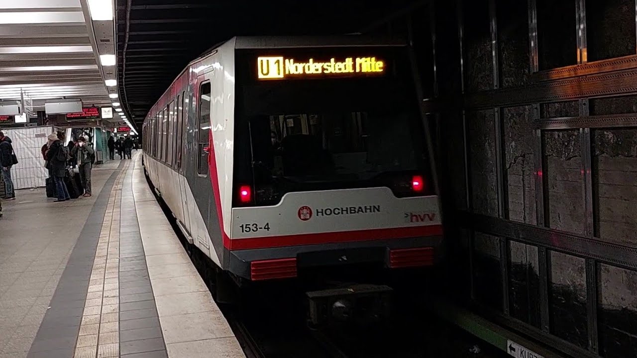Mitfahrt in der U1 von Schmalenbeck bis Hauptbahnhof Süd im DT4 @jimmyu8283