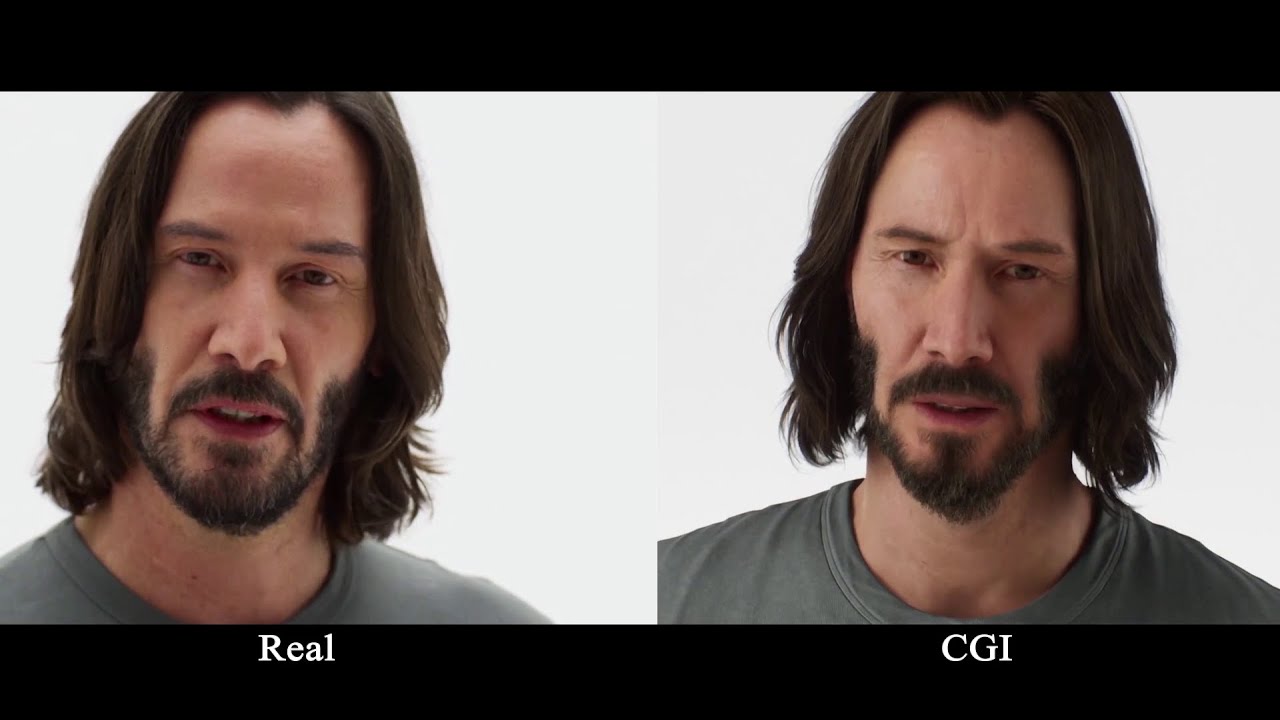 Keanu Reeves Real vs CGI - Unreal Engine 5