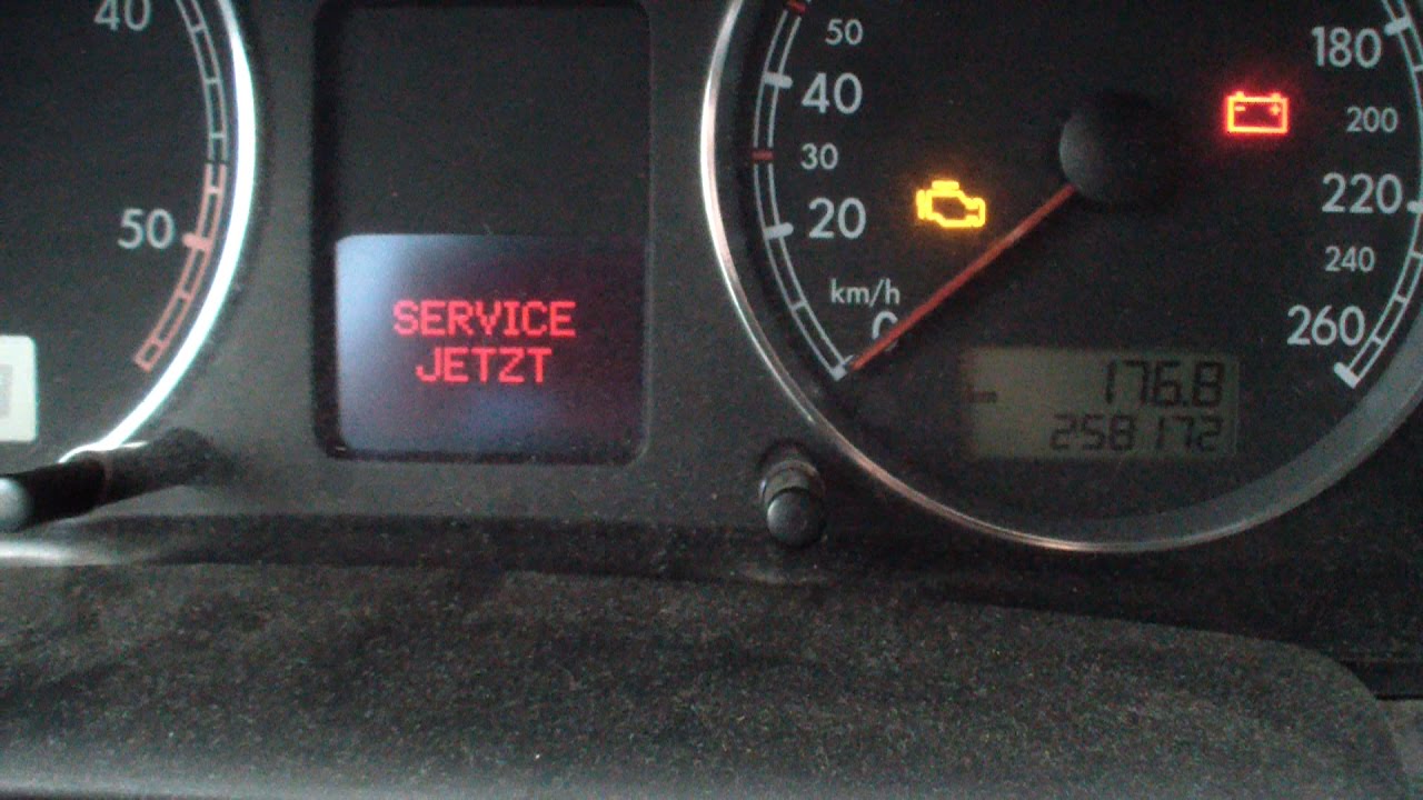 Service Intervall zurücksetzen / Anzeige / Tacho  VW Passat / DiY