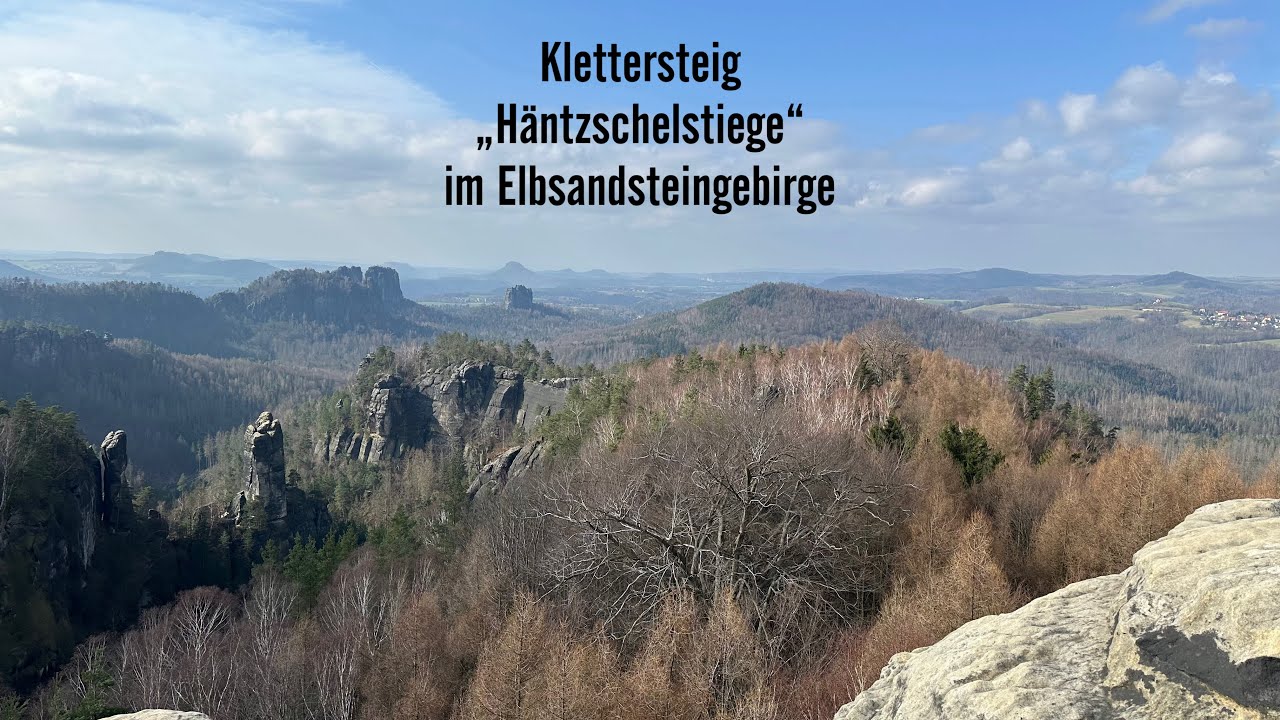 Der Klettersteig Häntzschelstiege im Elbsandsteingebirge + Abstecher zum Kuhstall