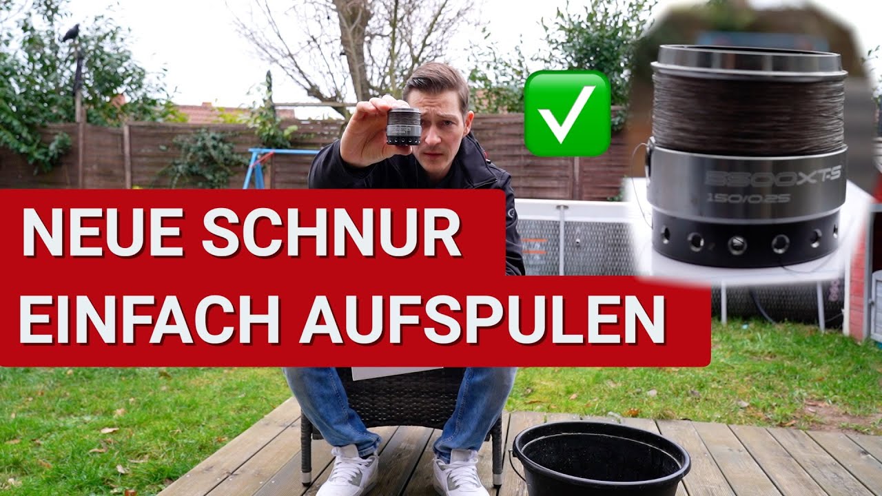 WIE SPULE ICH GEFLOCHTENE SCHNUR AUF? SUPER TRICK ✅