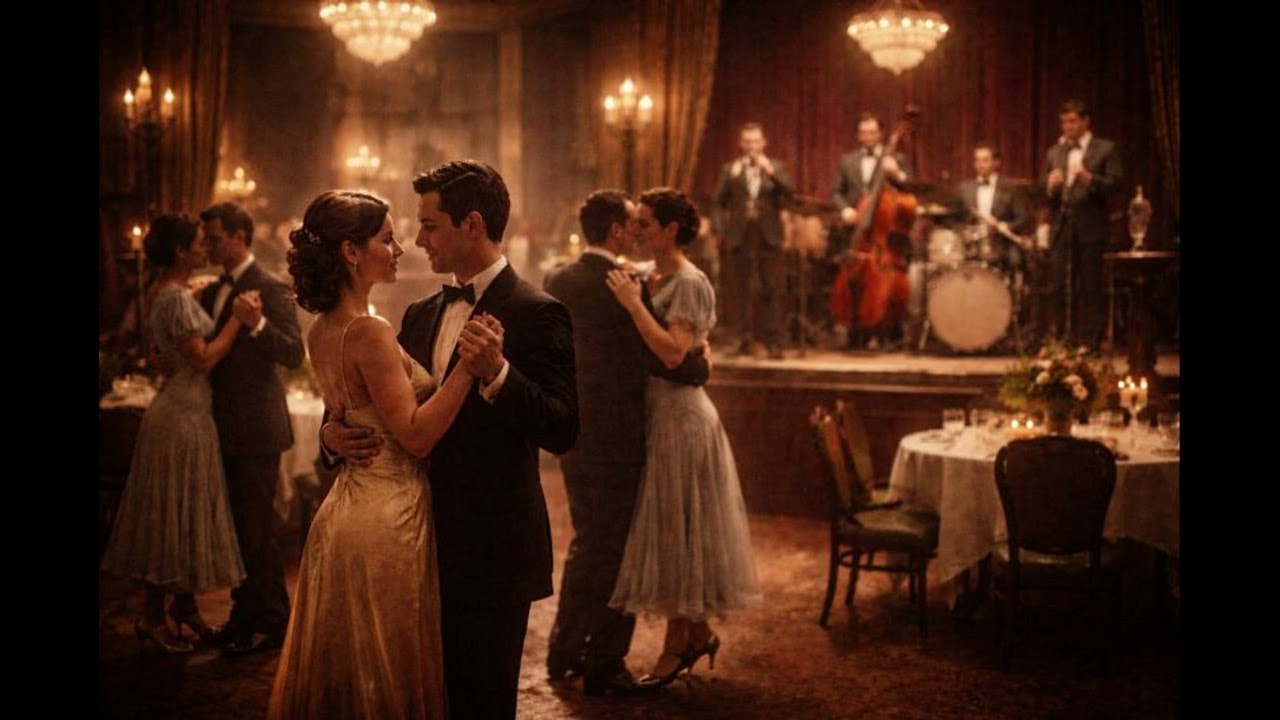 1940's Slow Dance Jazz |  Romantic Vintage Ballroom |  Instrumental Classic Jazz