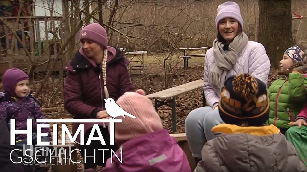 Heimatgschichtn - Groß werden in der Natur: Im Waldkindergarten in Brunnthal