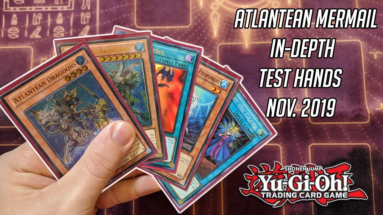 Yu-Gi-Oh! Atlantean Mermail Test Hands! Can We Break Boards? (November 2019)