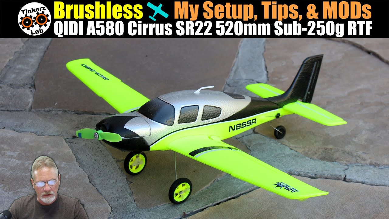 Мои настройки, советы и модификации | QIDI A580 Cirrus SR22 520 мм Wingspan RTF