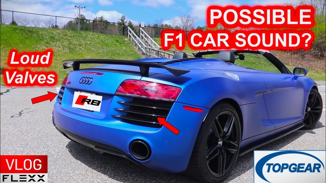 R8 Mods: THE BEST exhaust for a Gen1 Audi R8 V8 - (Topgear F1)