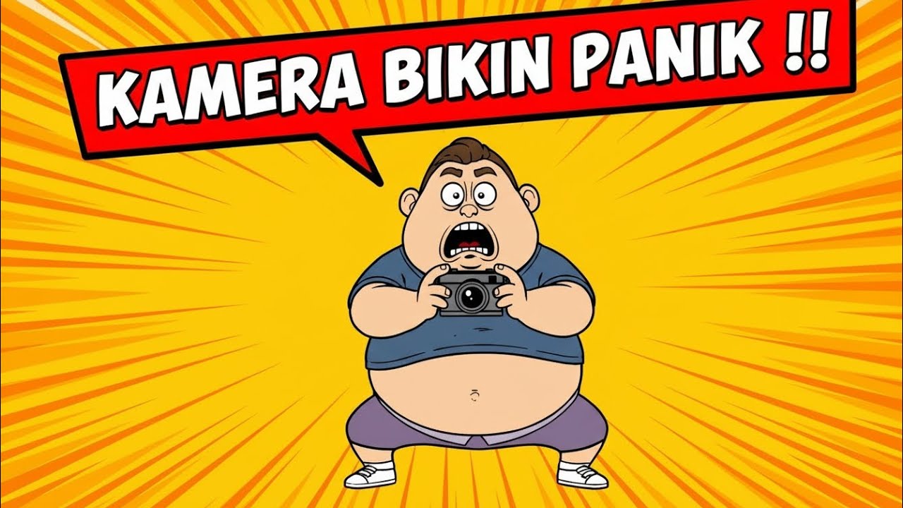 GEMBUL REVIEW KAMERA… MALAH PANIK SENDIRI! 🤣 #animasilucu #reviewkamera