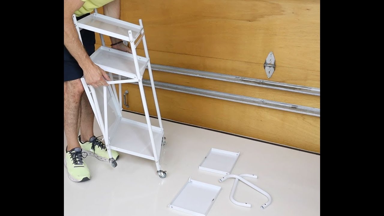 Waxness Foldable Waxing Trolley - Disassemble