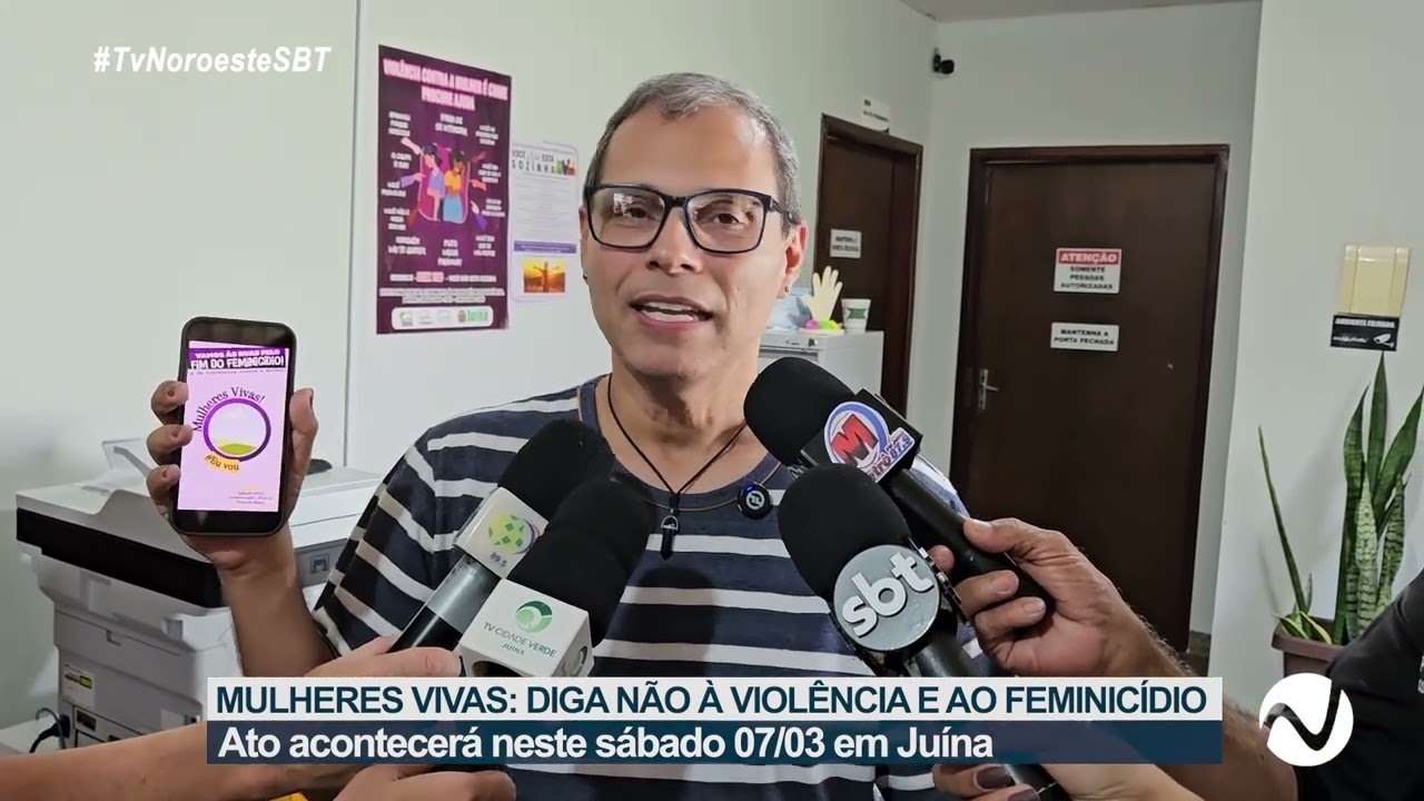 MULHERES VIVAS DIGA NÃO À VIOLÊNCIA E AO FEMINICÍDIO