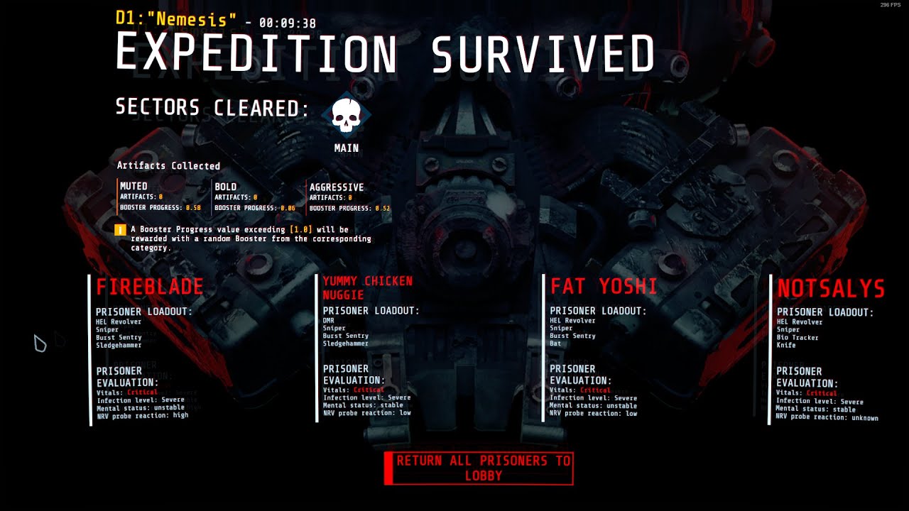 GTFO R6D1 Main Speedrun [World Record] (9:38)
