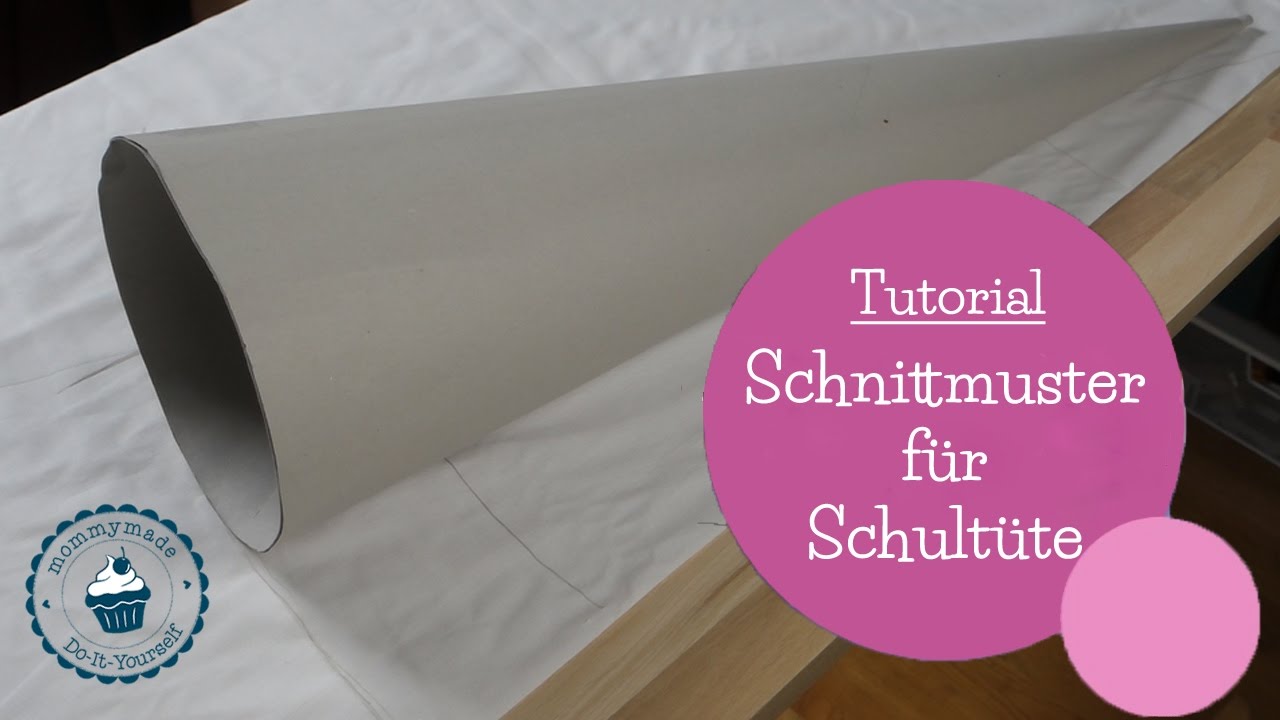 Schnittmuster für Schultüte | Schultüte nähen | DIY Nähanleitung | mommymade