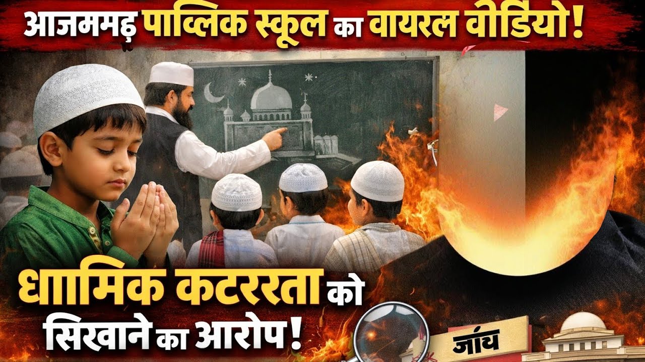 AZAMGARH में बड़ा खुलासा! 😱 क्या गुड्डू जमाली के स्कूल में दी जा रही कट्टरपंथी शिक्षा? | Viral Video