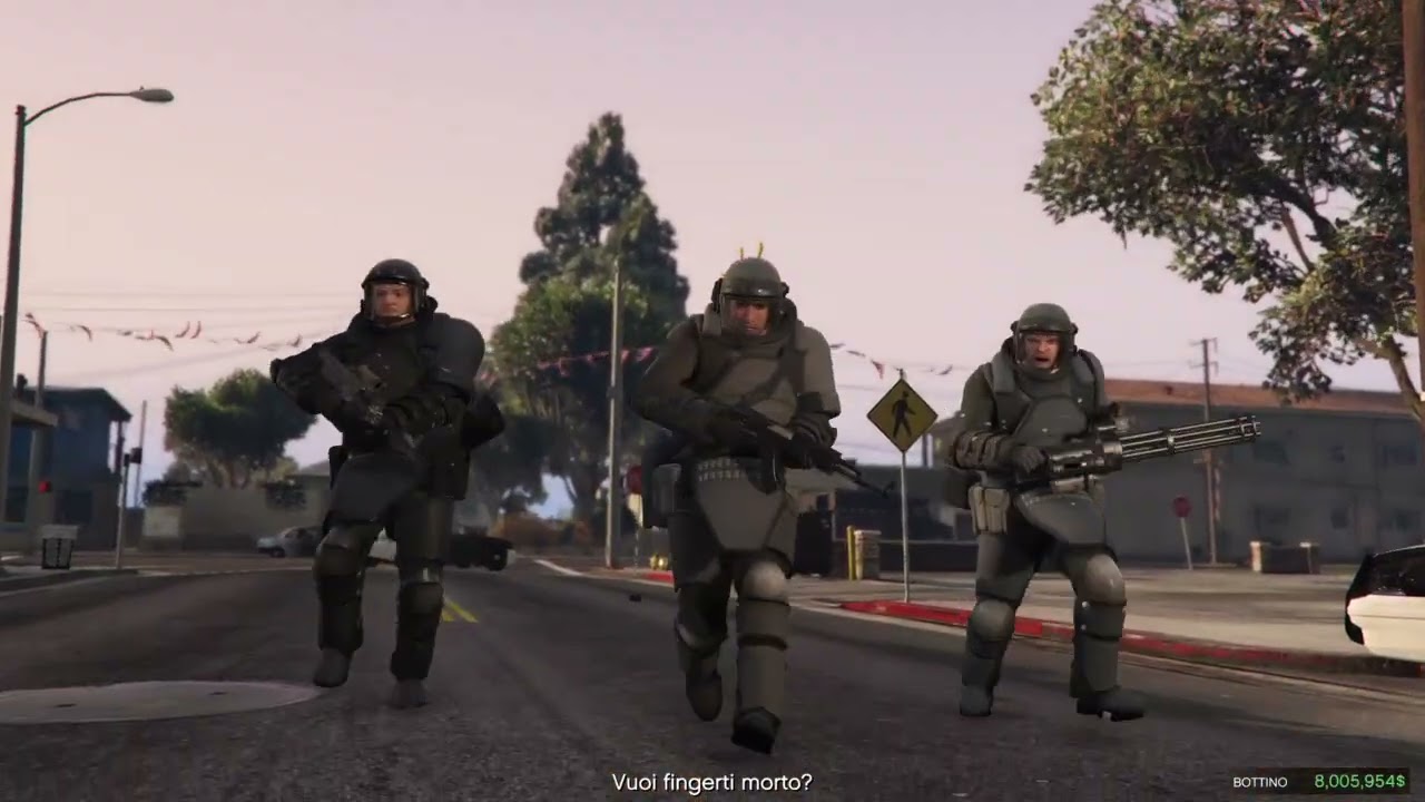 rapina alla Blaine su GTA V 