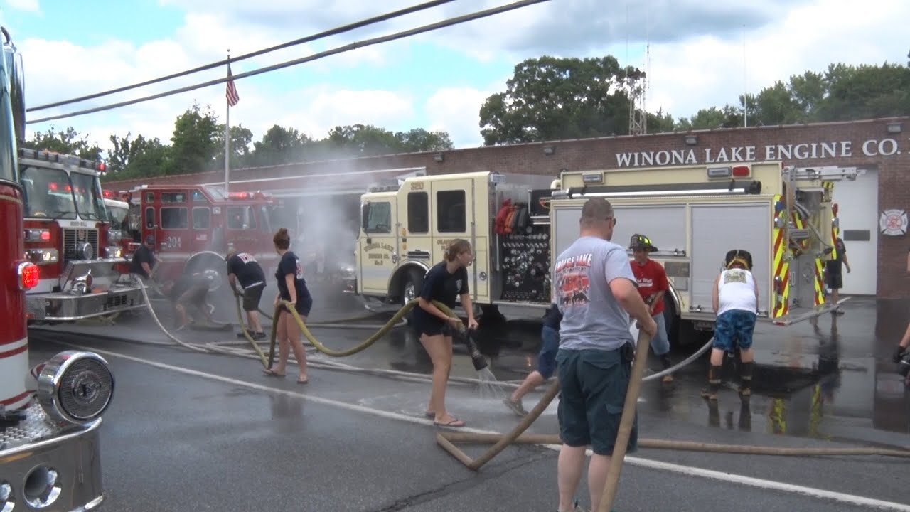Winona Lake, NY Fire Company Engine 320 Wetdown