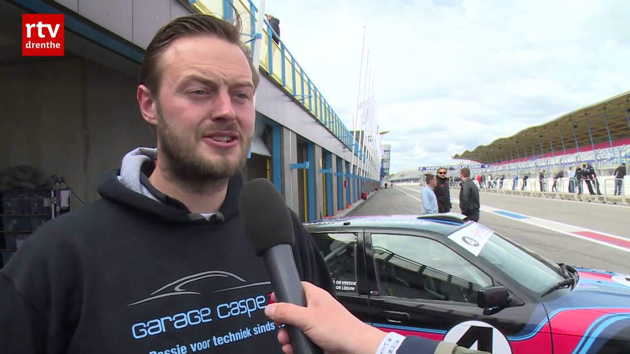 Interview Coen Caspers (Caspers Track) ACNN-autoraces in TV Drenthe Sport