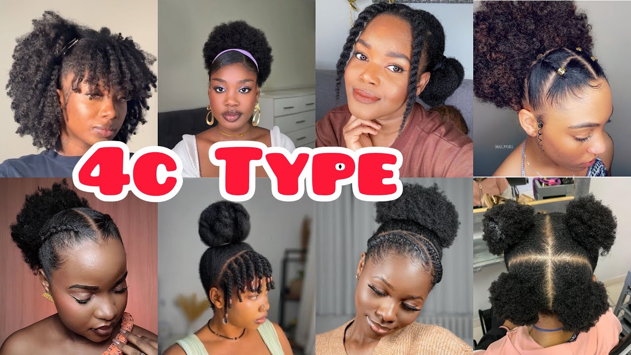 Most Beautiful Natural Hairstyles On 4C Hair Type 🔥Easy & Quick 