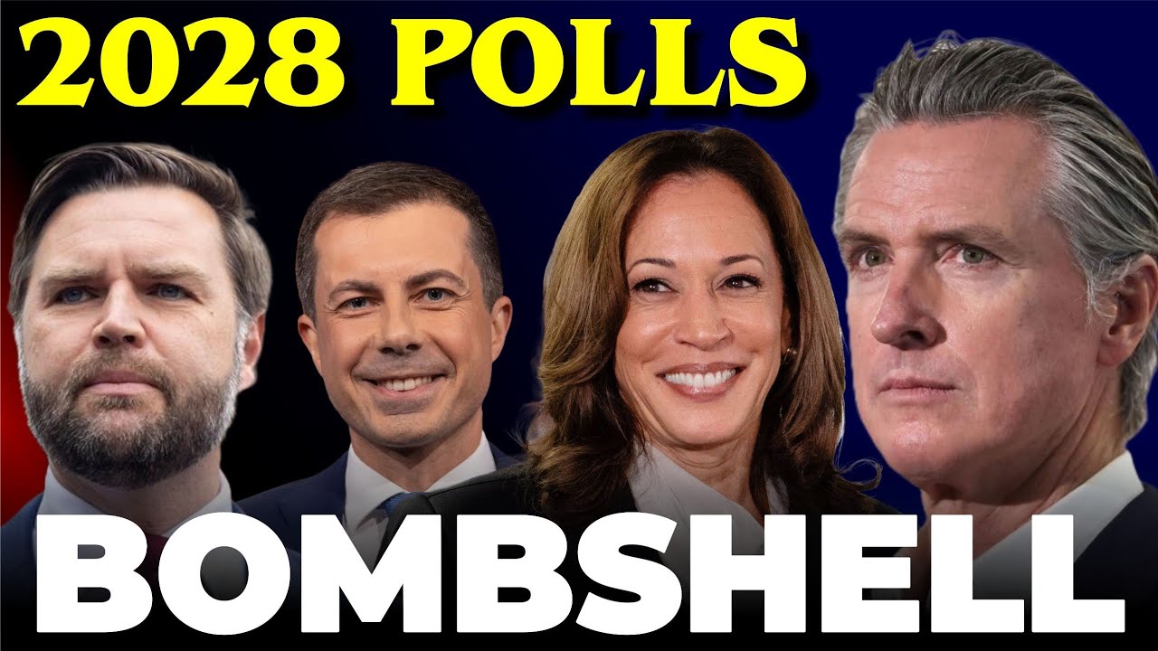 US Election 2028 Polls EXPLODE 🔥 JD Vance Leads GOP | Newsom Vs Harris Fight