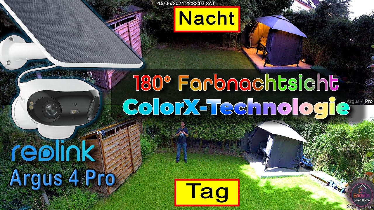 Reolink Argus 4 Pro Test: 180° Weitwinkel, 4K & ColorX Farbnachtsicht [Review]