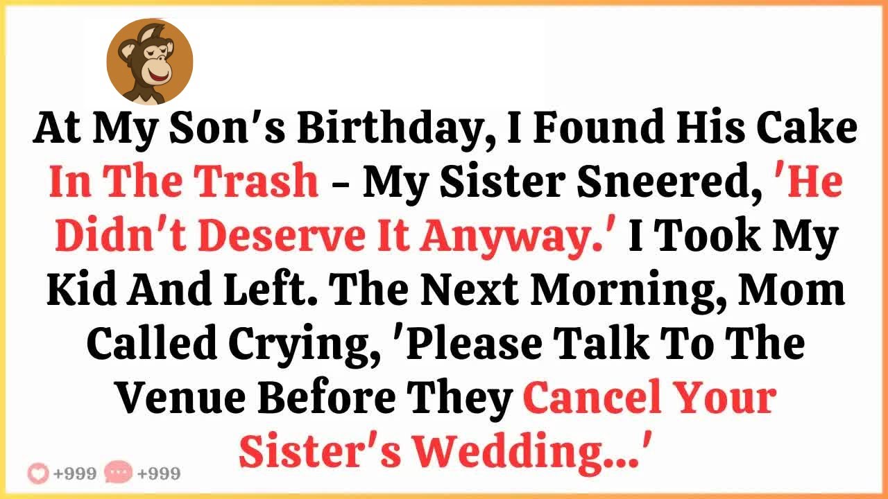 At My Son’s Birthday, I Found His Cake In The Trash — My Sister Sneered