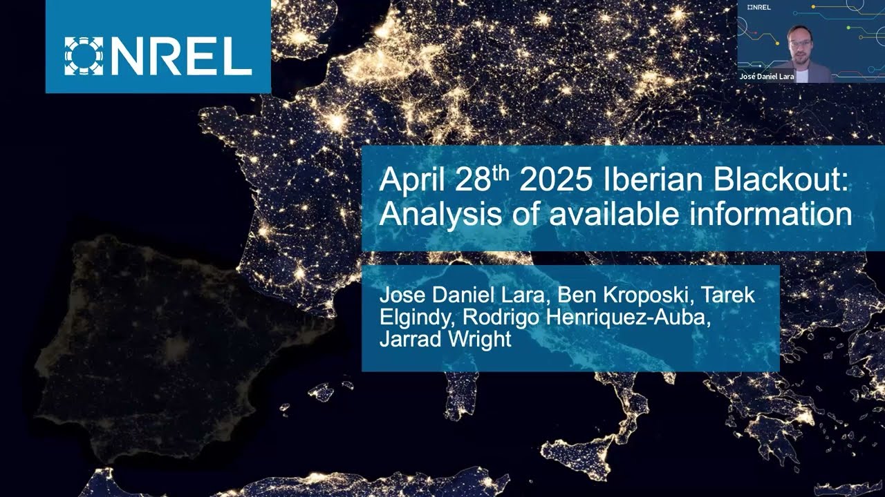 2025 Iberian Blackout: Analysis of Available Information