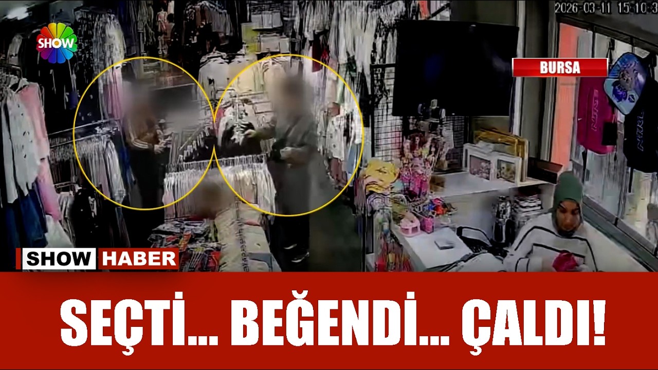 16 bin liralık kıyafet çaldılar!