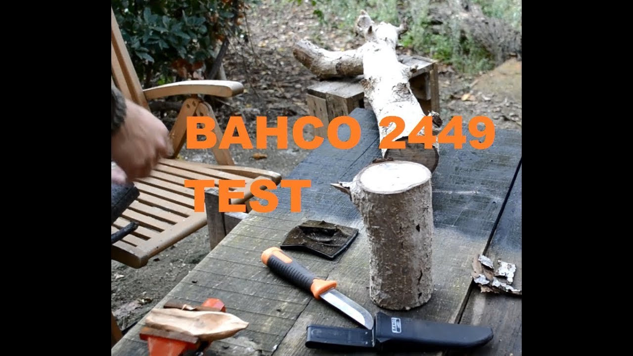 Bahco 2449 Test (yarma ve ağır iş bıçağı)