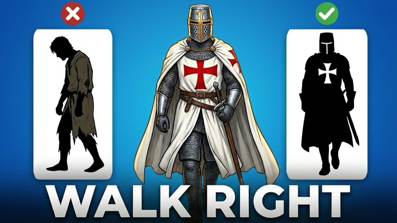 Walk like a KING. Command respect (Knights Templar Method)