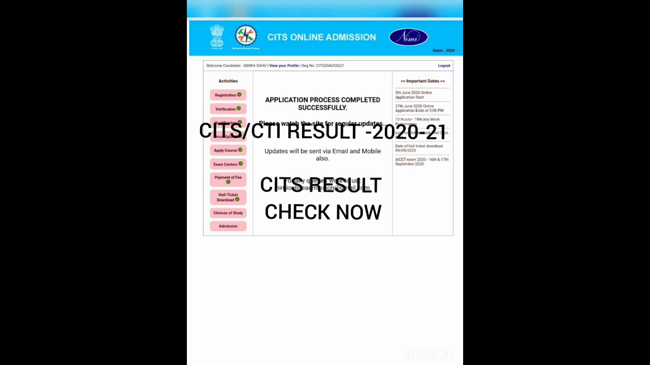 CITS/CTI  result 2020-21