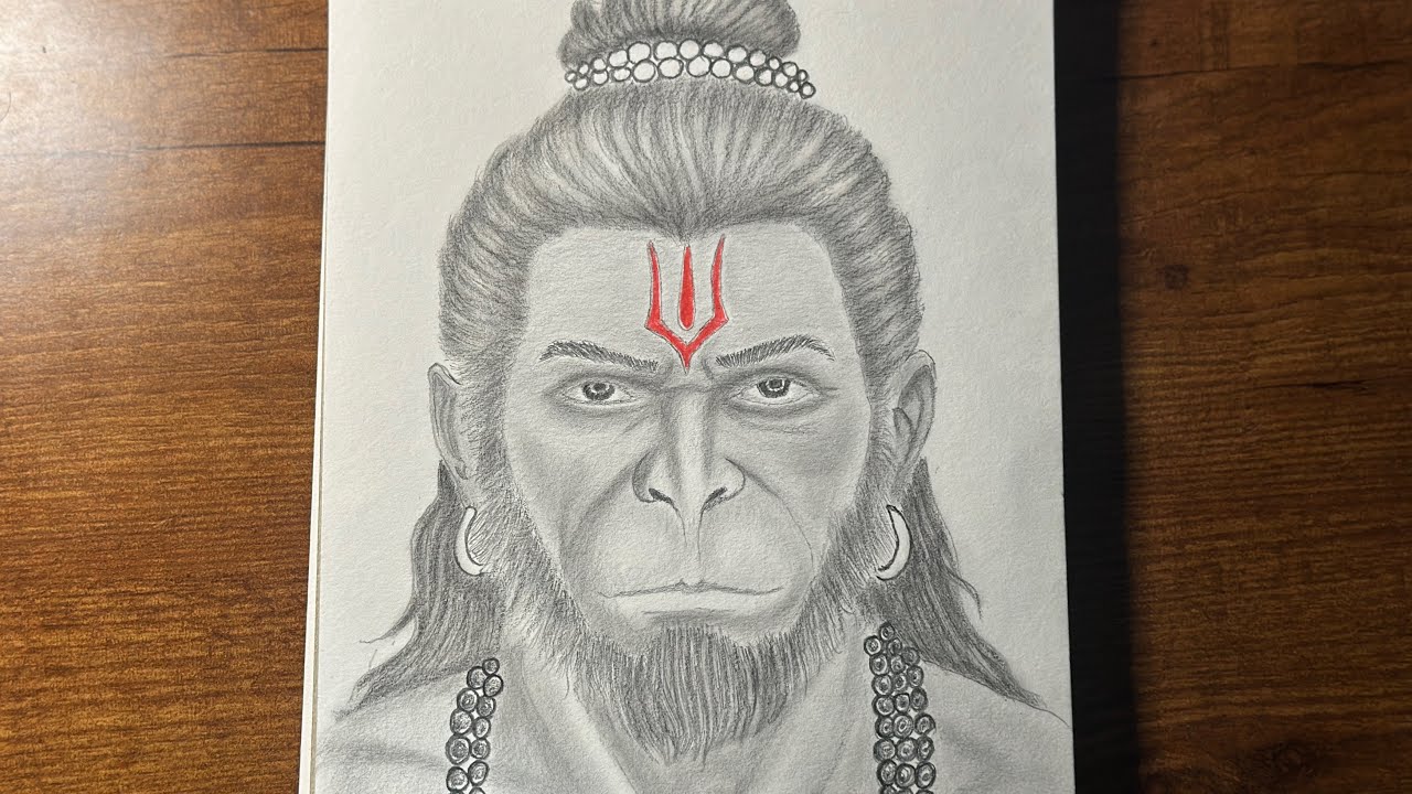 Hanuman drawing || #art #pencildrawing #drawing 