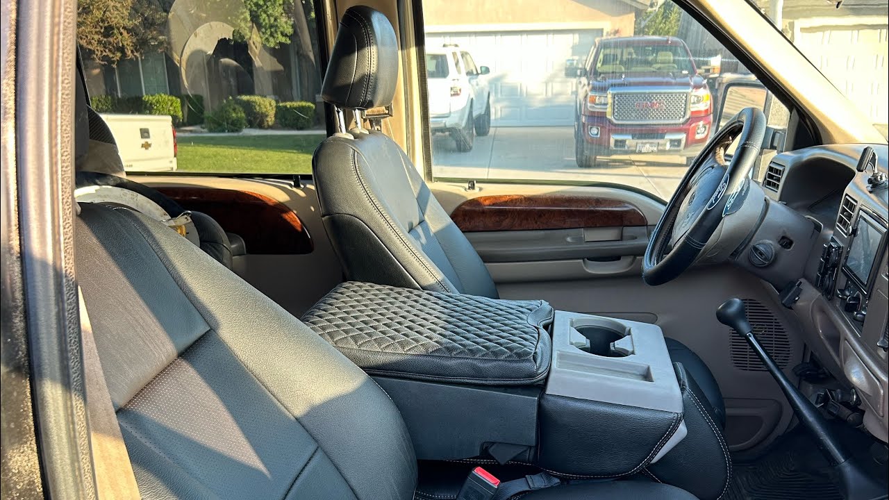 99 f250 to 22 super duty powered seat conversion 