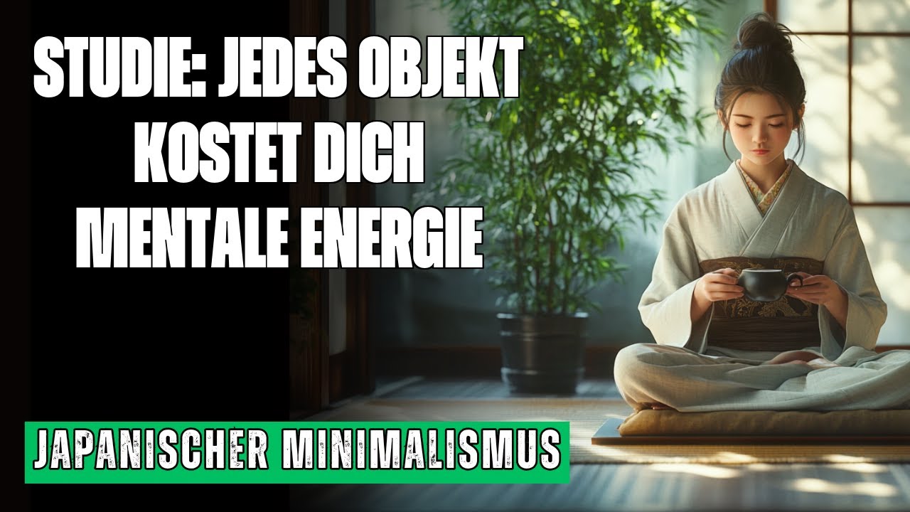 JAPANISCHER MINIMALISMUS: JEDER NUTZLOSE GEGENSTAND IST EIN UNSICHTBARES GEWICHT