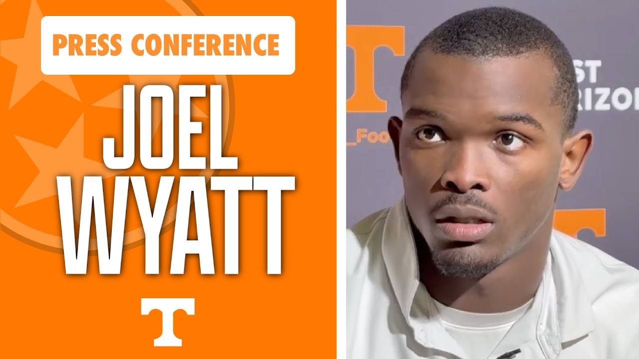 Tennessee football Freshman Joel Wyatt speaks to the media after spring practice I GBO